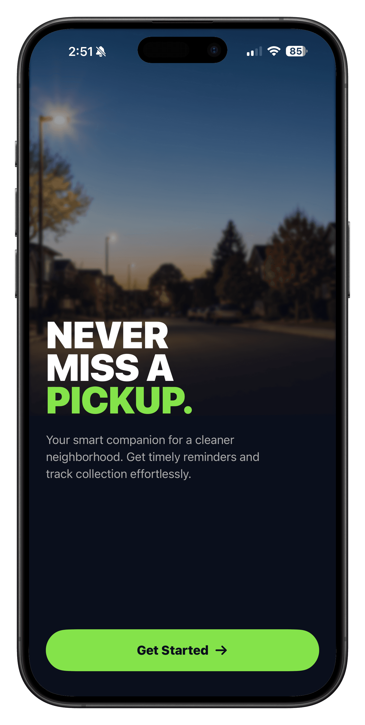 Trash Day app screenshot